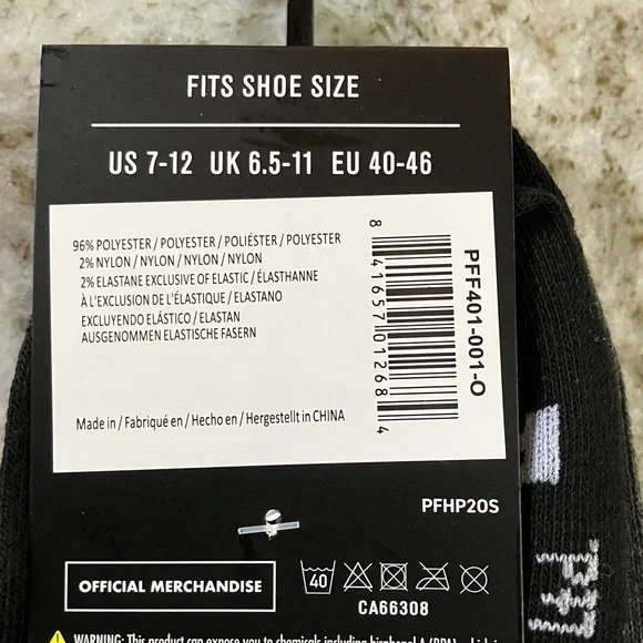 3 Pair Pink Floyd Casual Socks - Picture 8 of 9